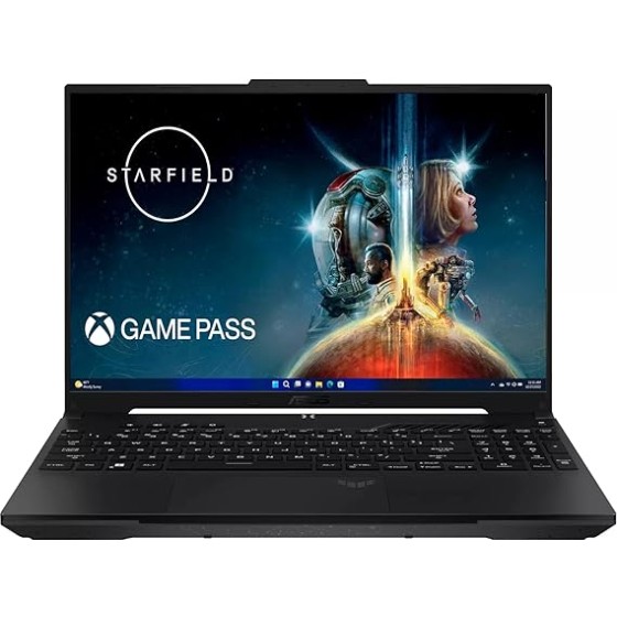 ASUS TUF A16 Gaming Laptop, Windows 11 Pro, AMD Ryzen 7 7735 HS, 64 GB DDR5 RAM, 2 TB SSD, Radeon RX7700S, 16" FHD 165 Hz Display, RGB Backlit KB, Wi-Fi 6